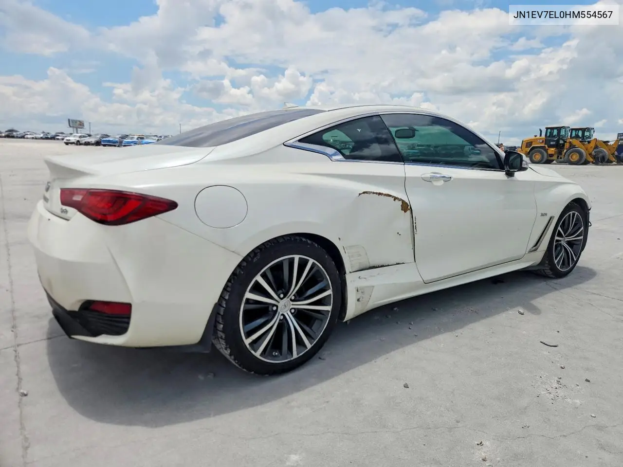2017 Infiniti Q60 3.0T Premium VIN: JN1EV7EL0HM554567 Lot: 55537496