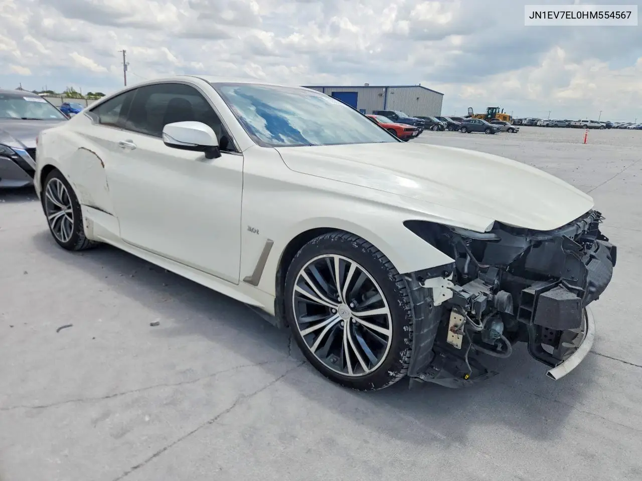 2017 Infiniti Q60 3.0T Premium VIN: JN1EV7EL0HM554567 Lot: 55537496
