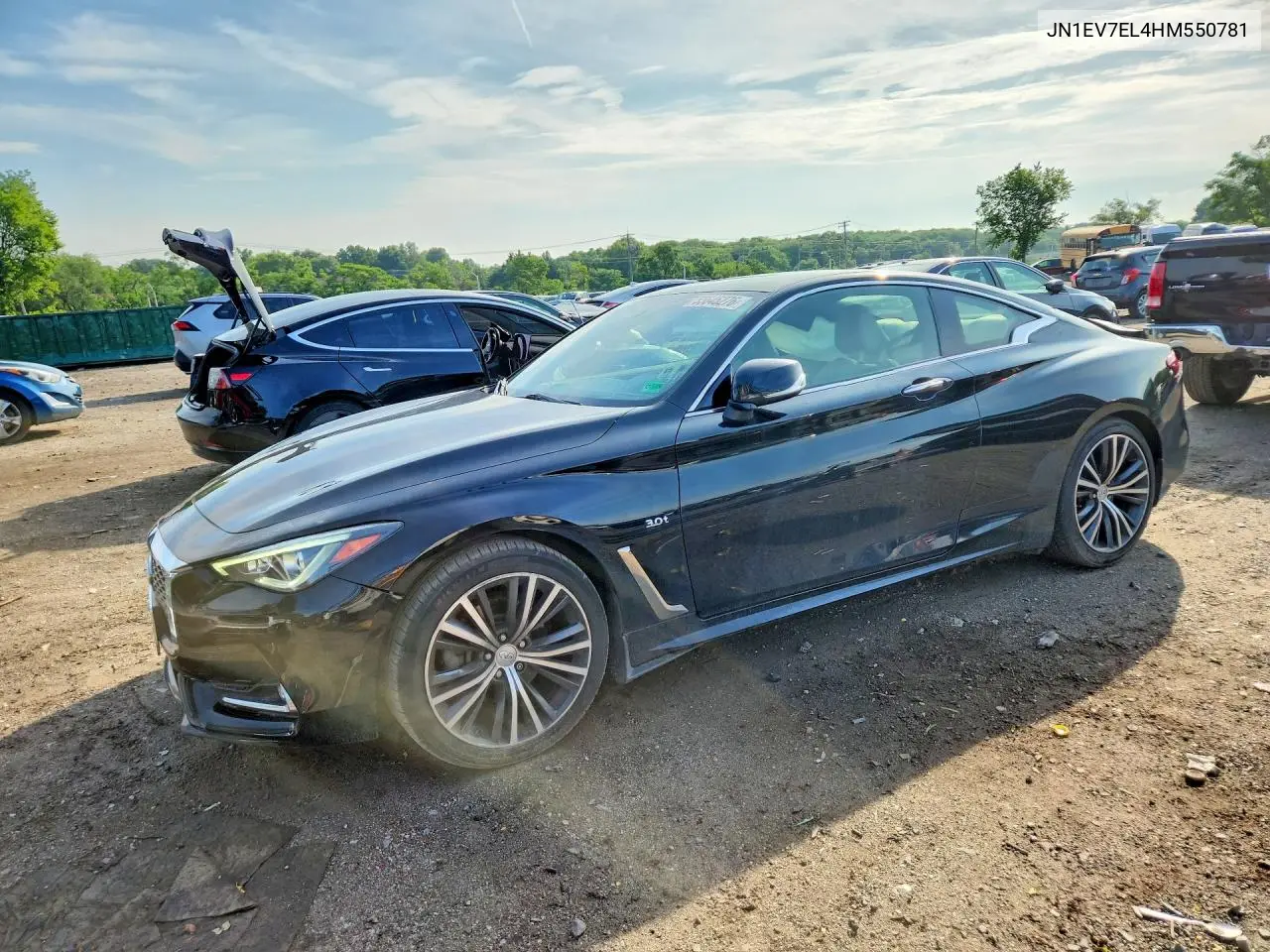 2017 Infiniti Q60 Base VIN: JN1EV7EL4HM550781 Lot: 55645276