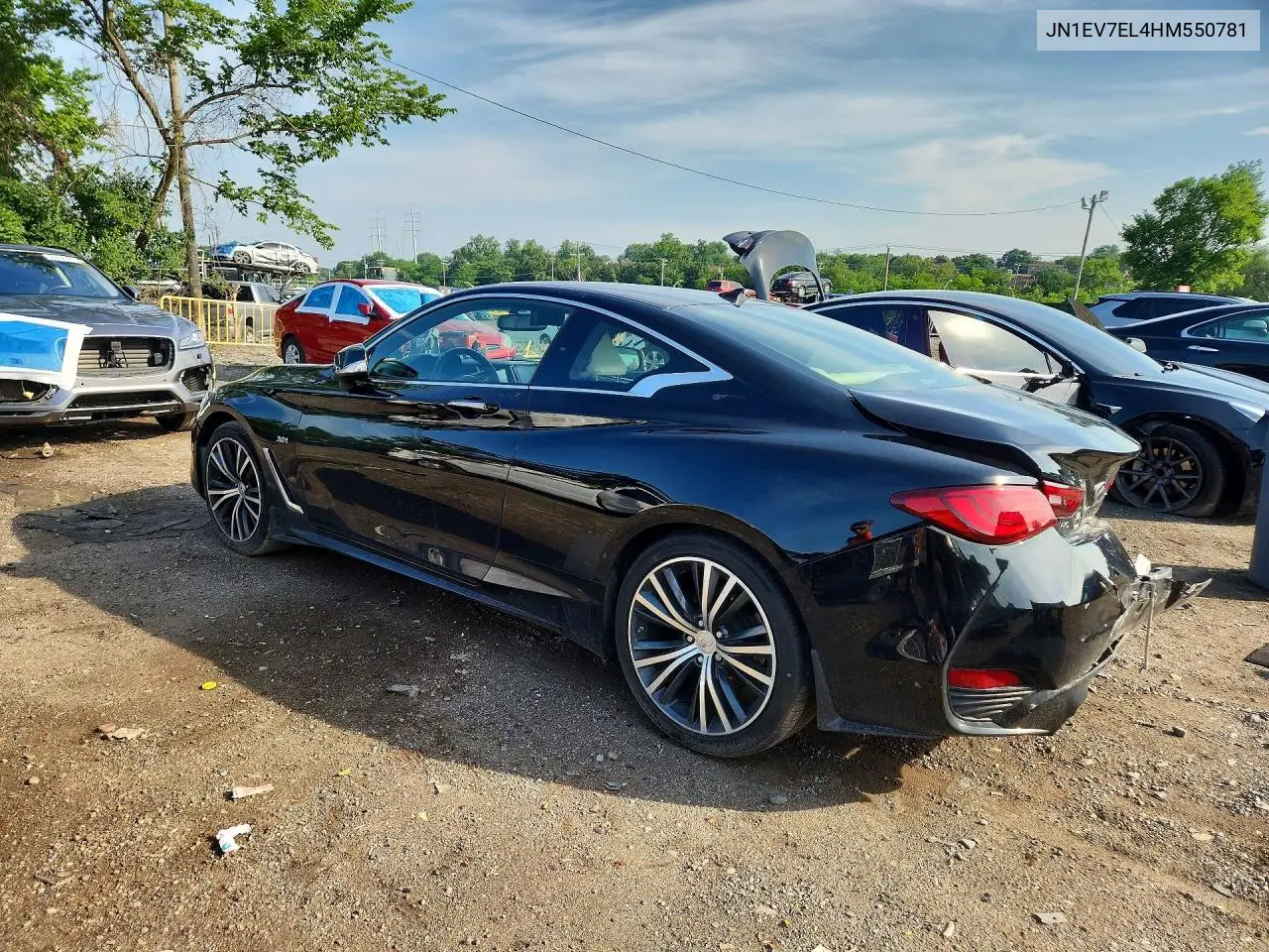 2017 Infiniti Q60 Base VIN: JN1EV7EL4HM550781 Lot: 55645276