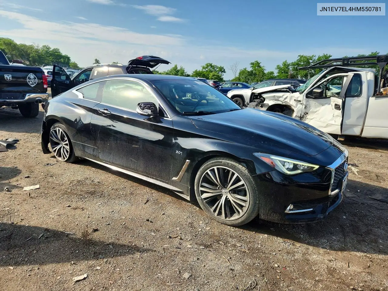 2017 Infiniti Q60 Base VIN: JN1EV7EL4HM550781 Lot: 55645276