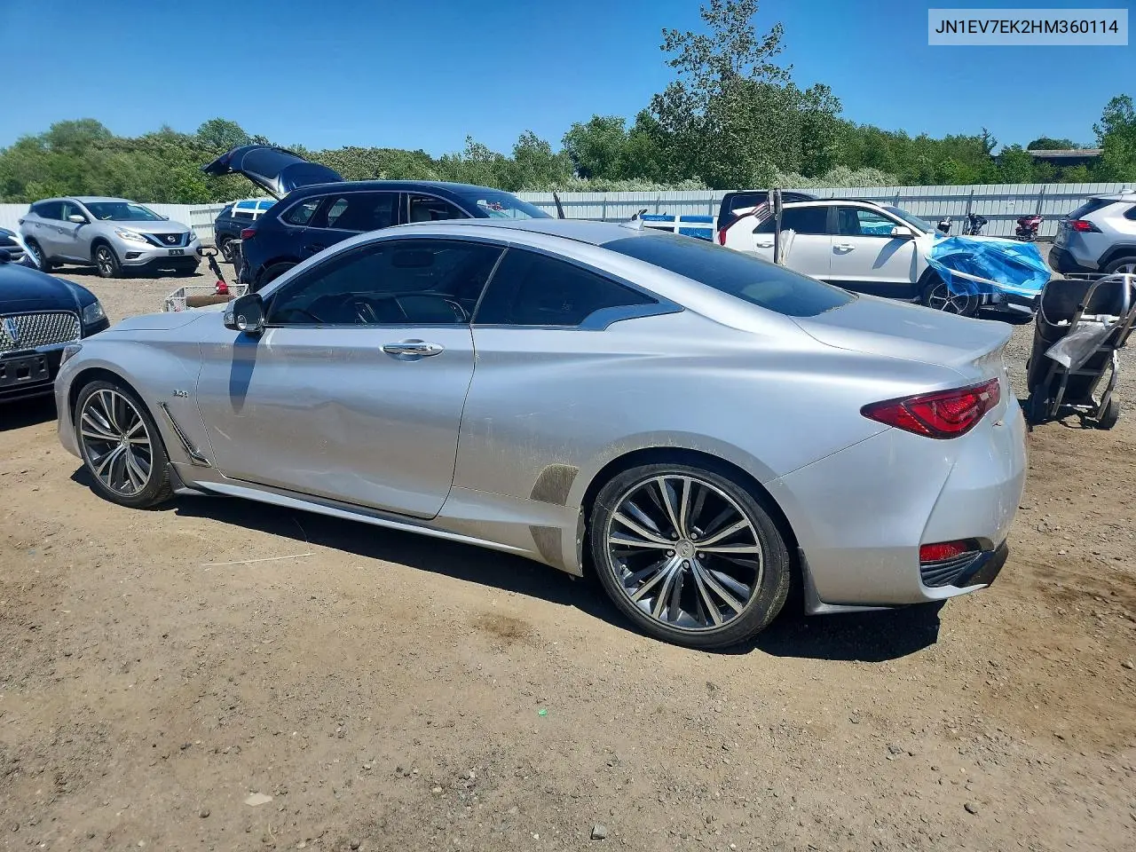 2017 Infiniti Q60 3.0T Premium VIN: JN1EV7EK2HM360114 Lot: 55840316