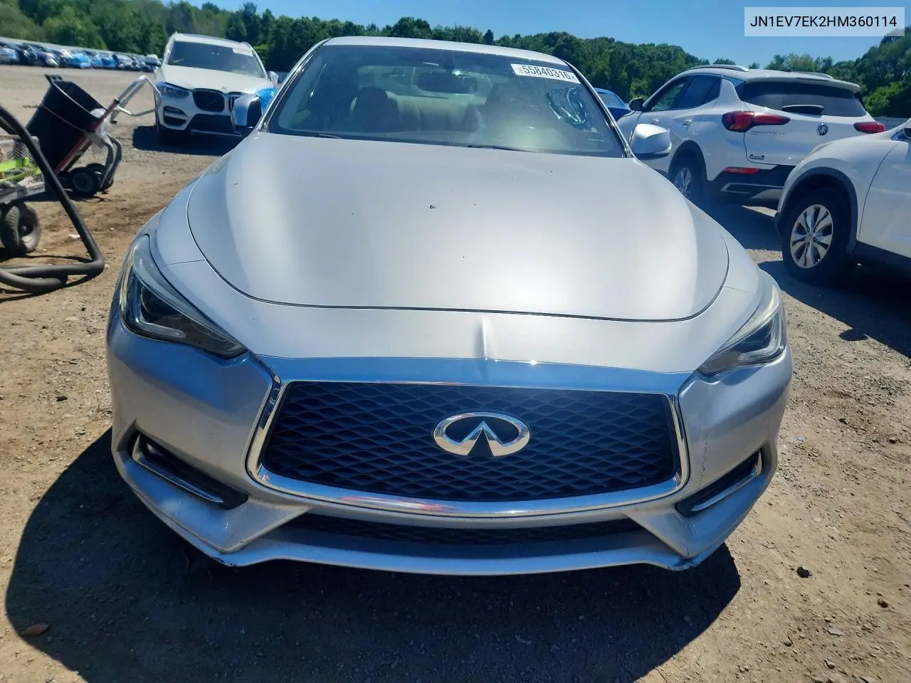 2017 Infiniti Q60 3.0T Premium VIN: JN1EV7EK2HM360114 Lot: 55840316