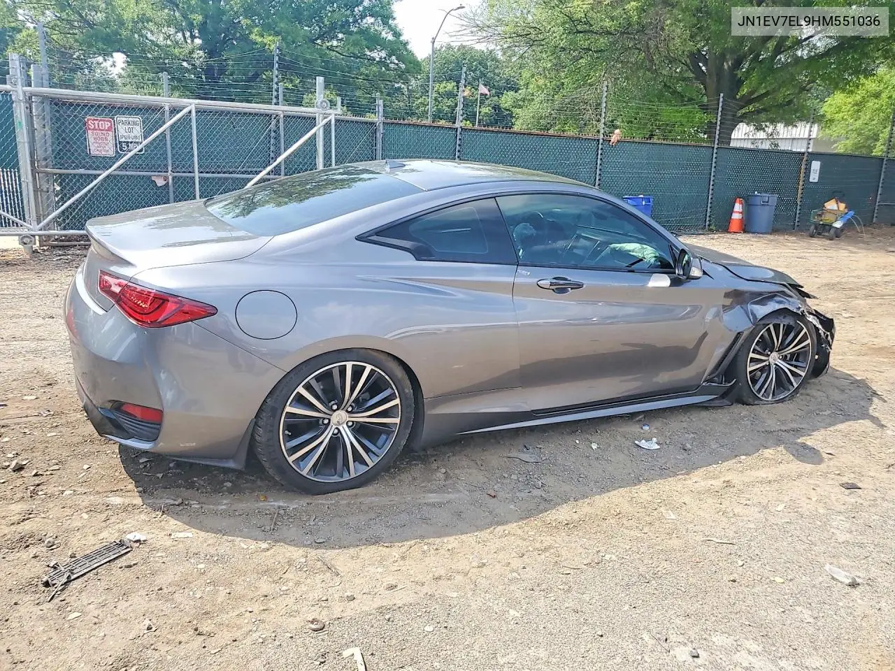 2017 Infiniti Q60 3.0T Premium VIN: JN1EV7EL9HM551036 Lot: 56965296