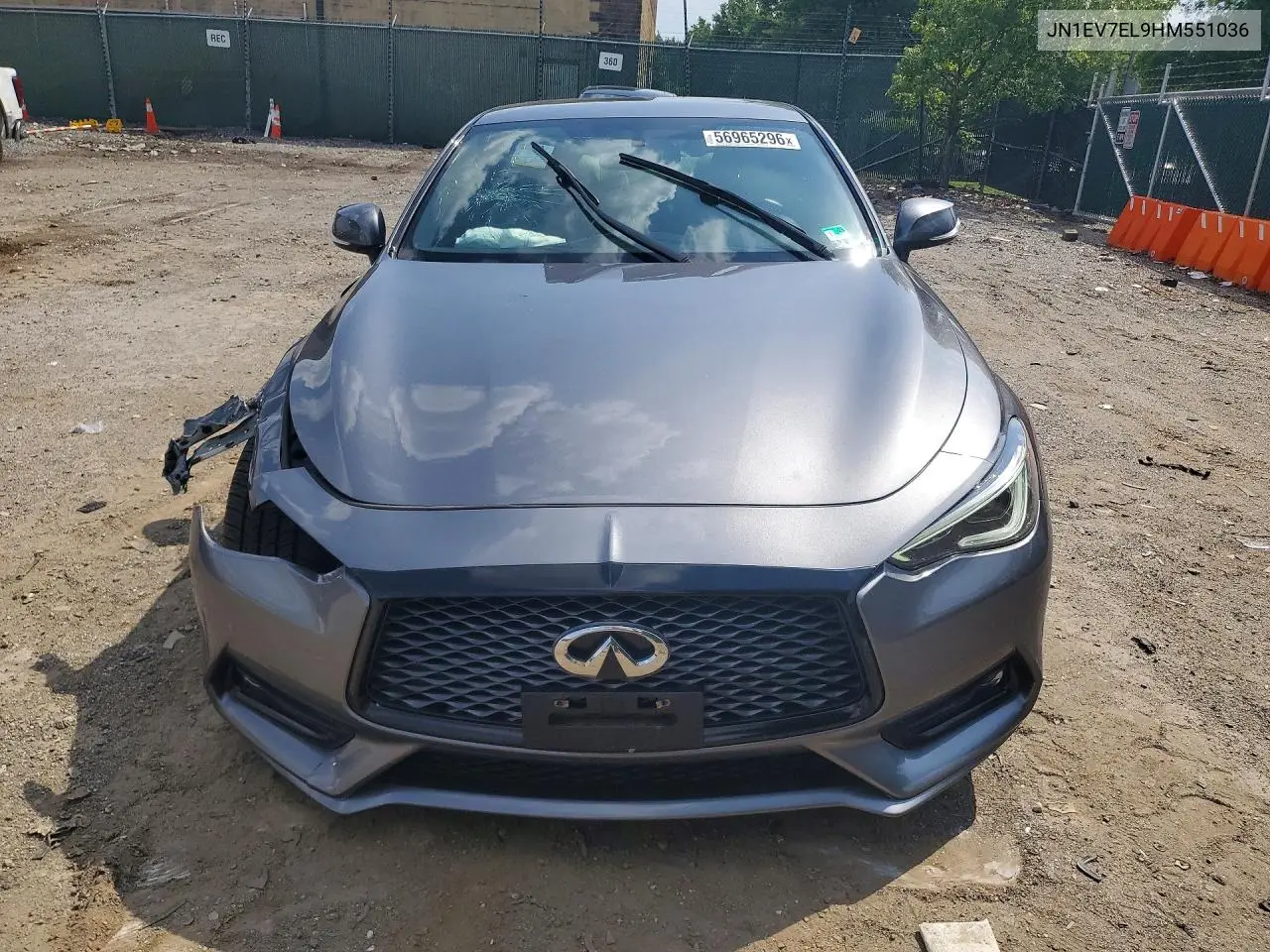 2017 Infiniti Q60 3.0T Premium VIN: JN1EV7EL9HM551036 Lot: 56965296