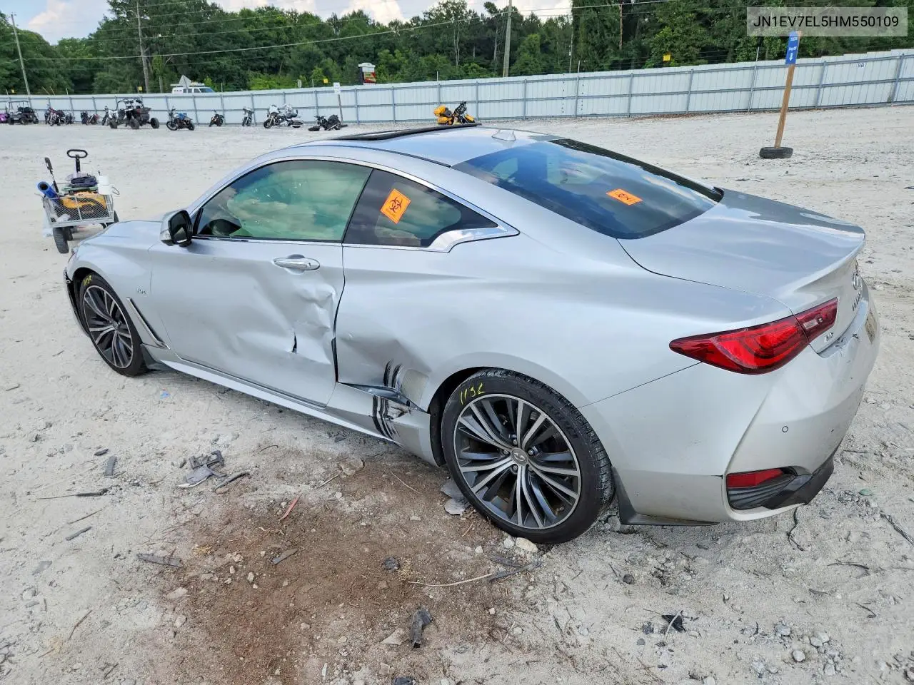 2017 Infiniti Q60 3.0T Premium VIN: JN1EV7EL5HM550109 Lot: 57012196