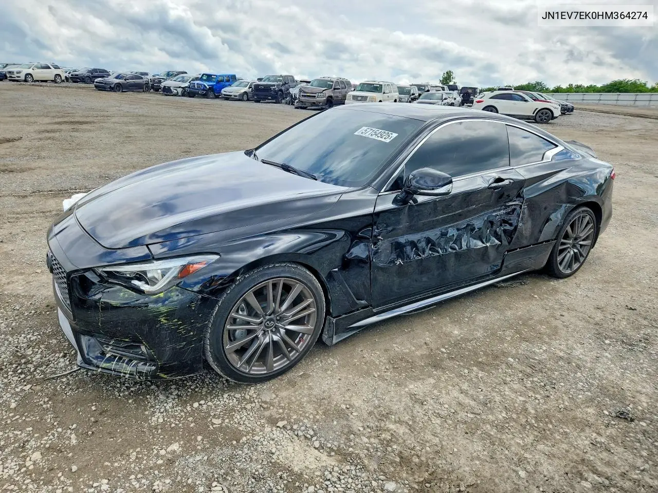 2017 Infiniti Q60 3.0T Sport VIN: JN1EV7EK0HM364274 Lot: 57154926