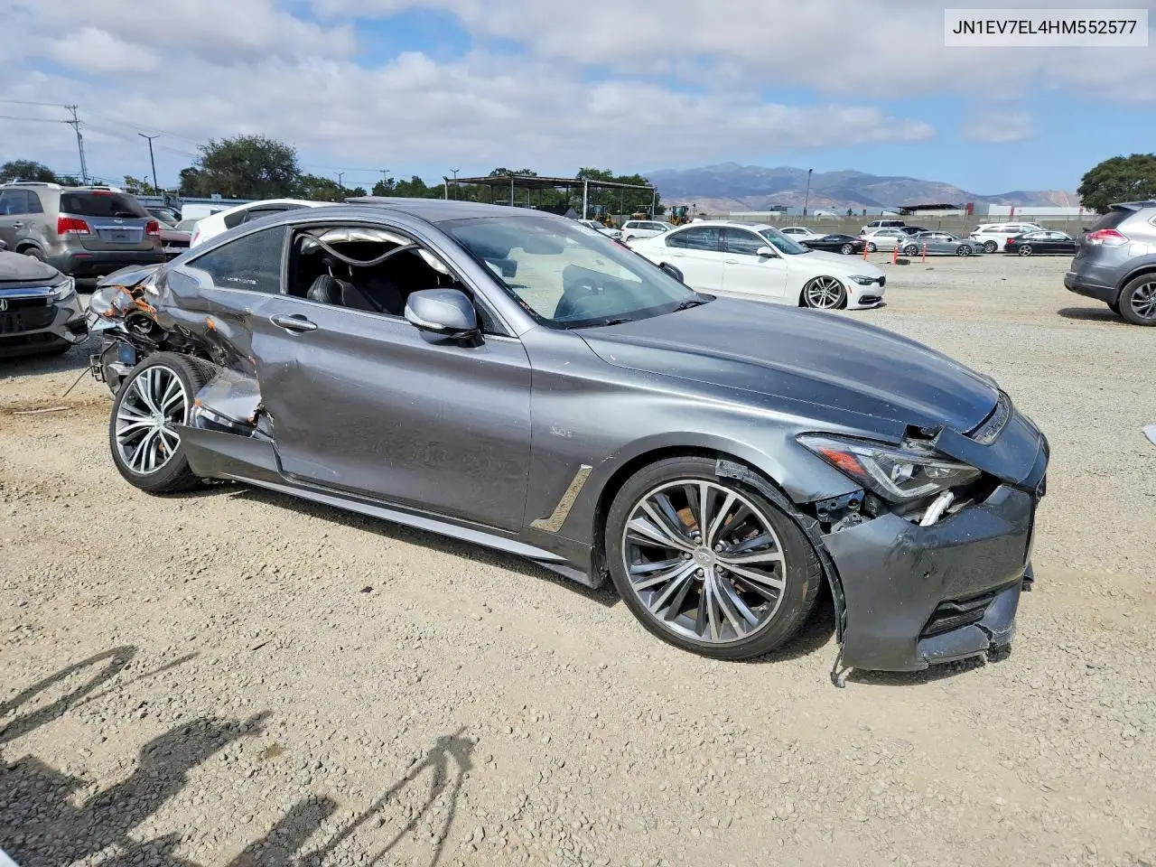2017 Infiniti Q60 3.0T Premium VIN: JN1EV7EL4HM552577 Lot: 57722406