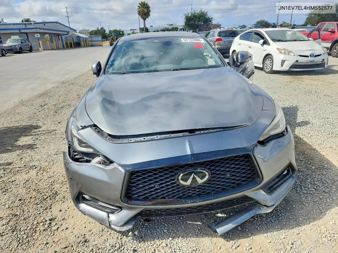 2017 Infiniti Q60 3.0T Premium VIN: JN1EV7EL4HM552577 Lot: 57722406