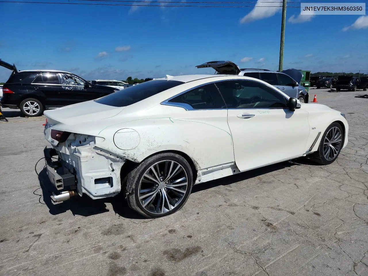 2017 Infiniti Q60 3.0T Premium VIN: JN1EV7EK3HM360350 Lot: 57741036