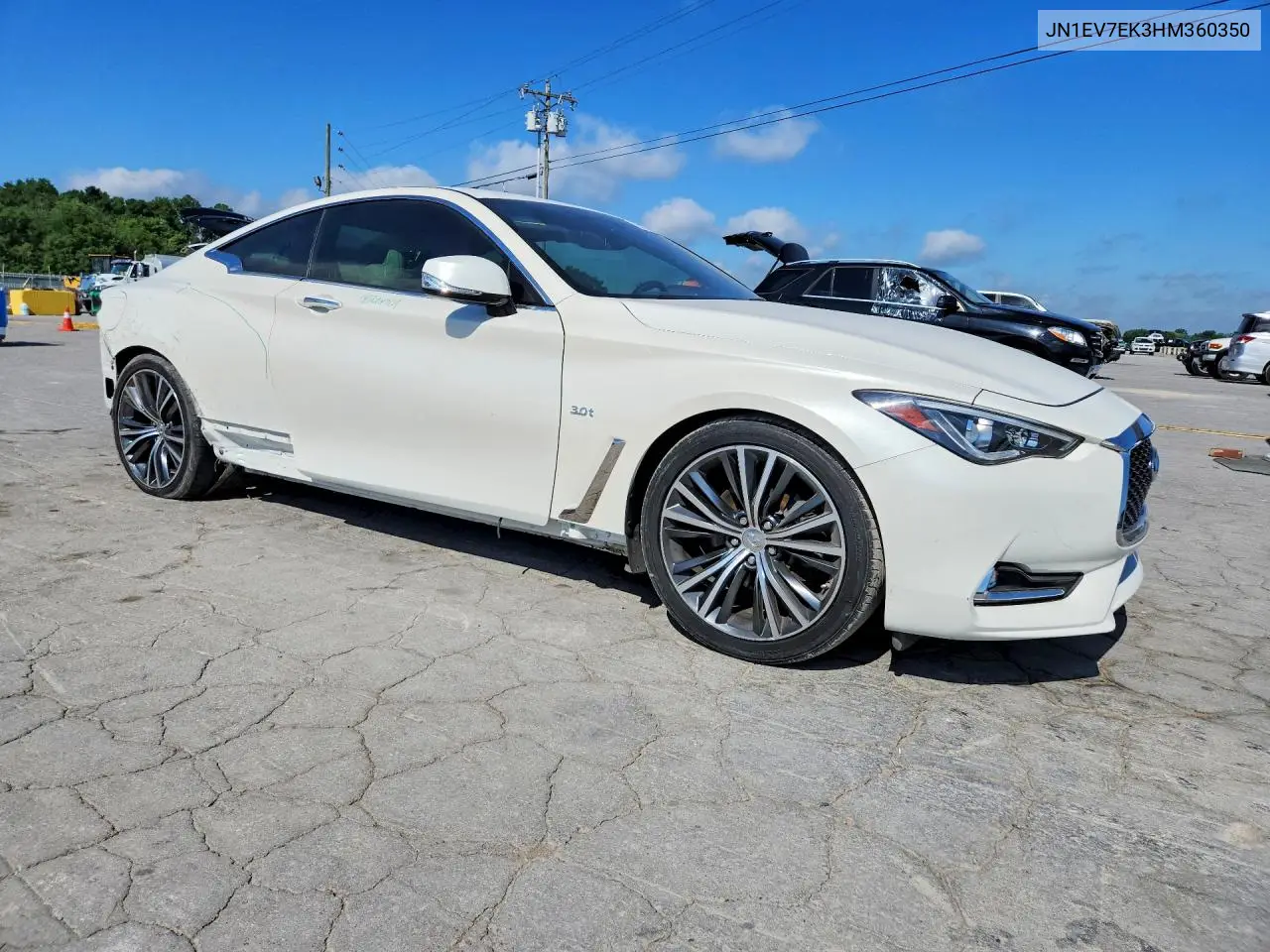 2017 Infiniti Q60 3.0T Premium VIN: JN1EV7EK3HM360350 Lot: 57741036
