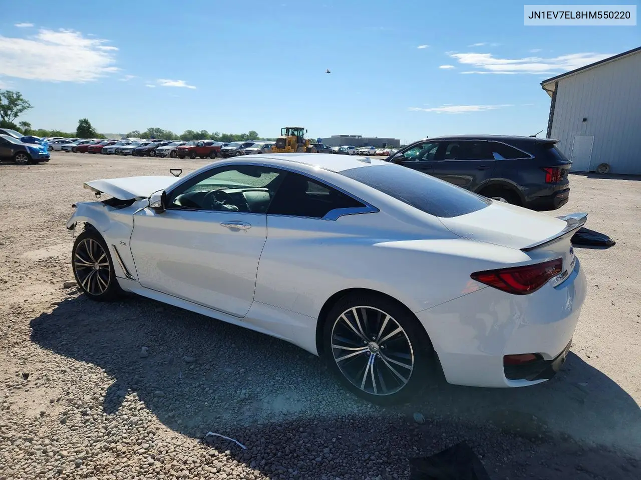 2017 Infiniti Q60 3.0T Premium VIN: JN1EV7EL8HM550220 Lot: 57836026