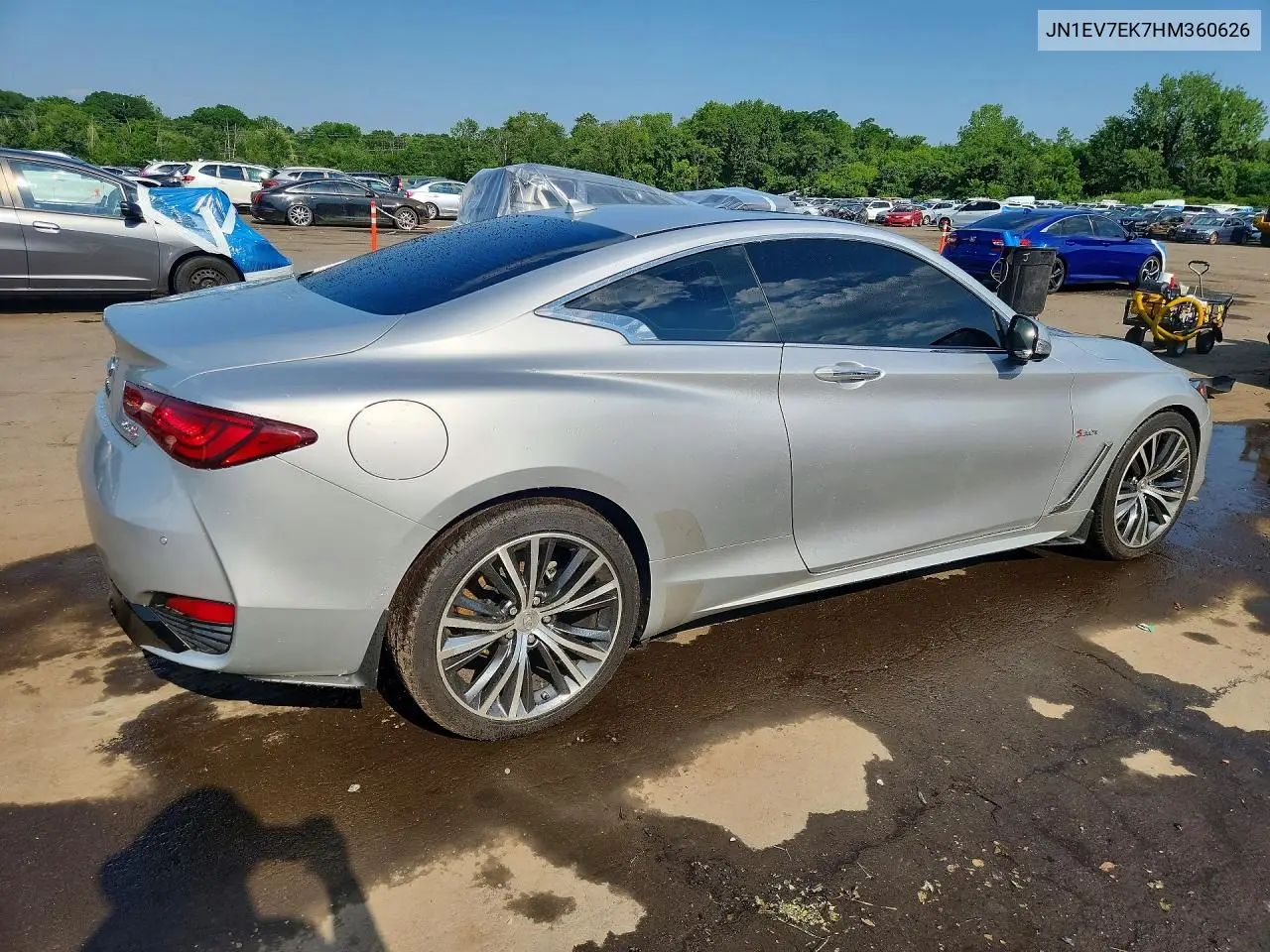 2017 Infiniti Q60 3.0T Premium VIN: JN1EV7EK7HM360626 Lot: 58614556