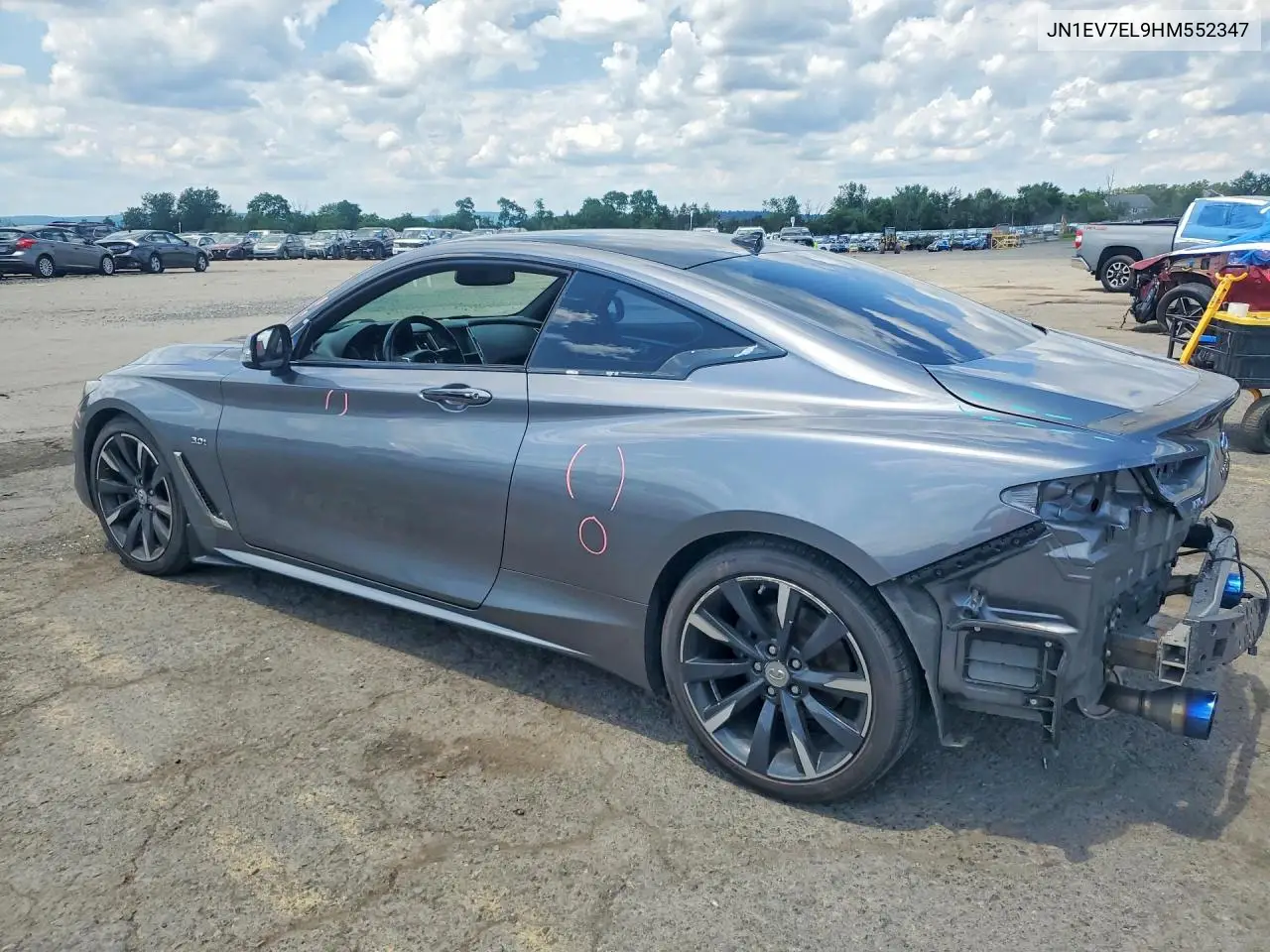 2017 Infiniti Q60 3.0T Premium VIN: JN1EV7EL9HM552347 Lot: 58736396