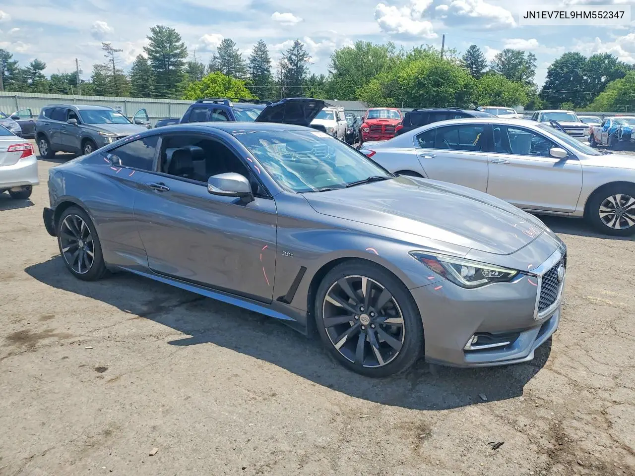 2017 Infiniti Q60 3.0T Premium VIN: JN1EV7EL9HM552347 Lot: 58736396