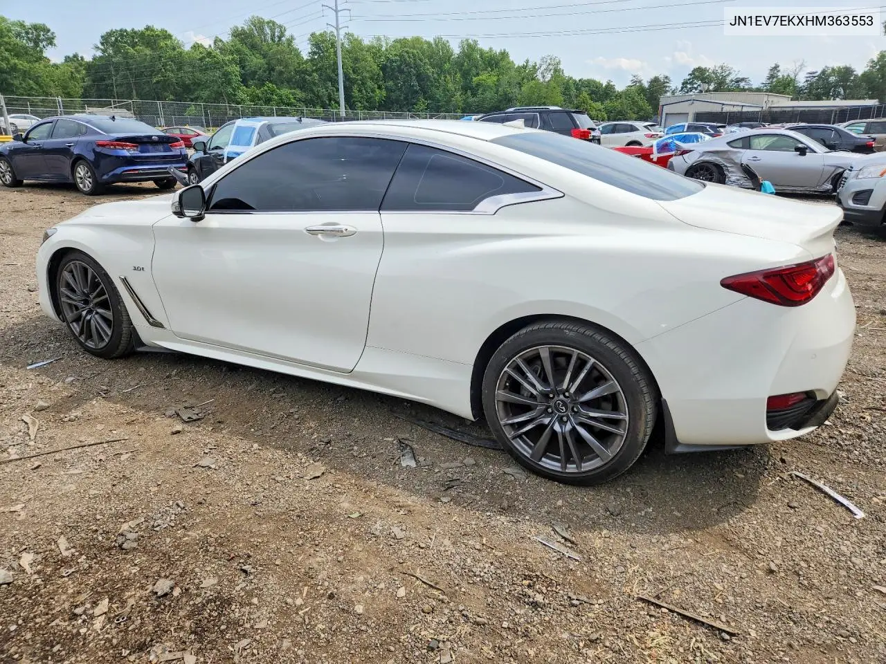 2017 Infiniti Q60 3.0T Sport VIN: JN1EV7EKXHM363553 Lot: 58821506