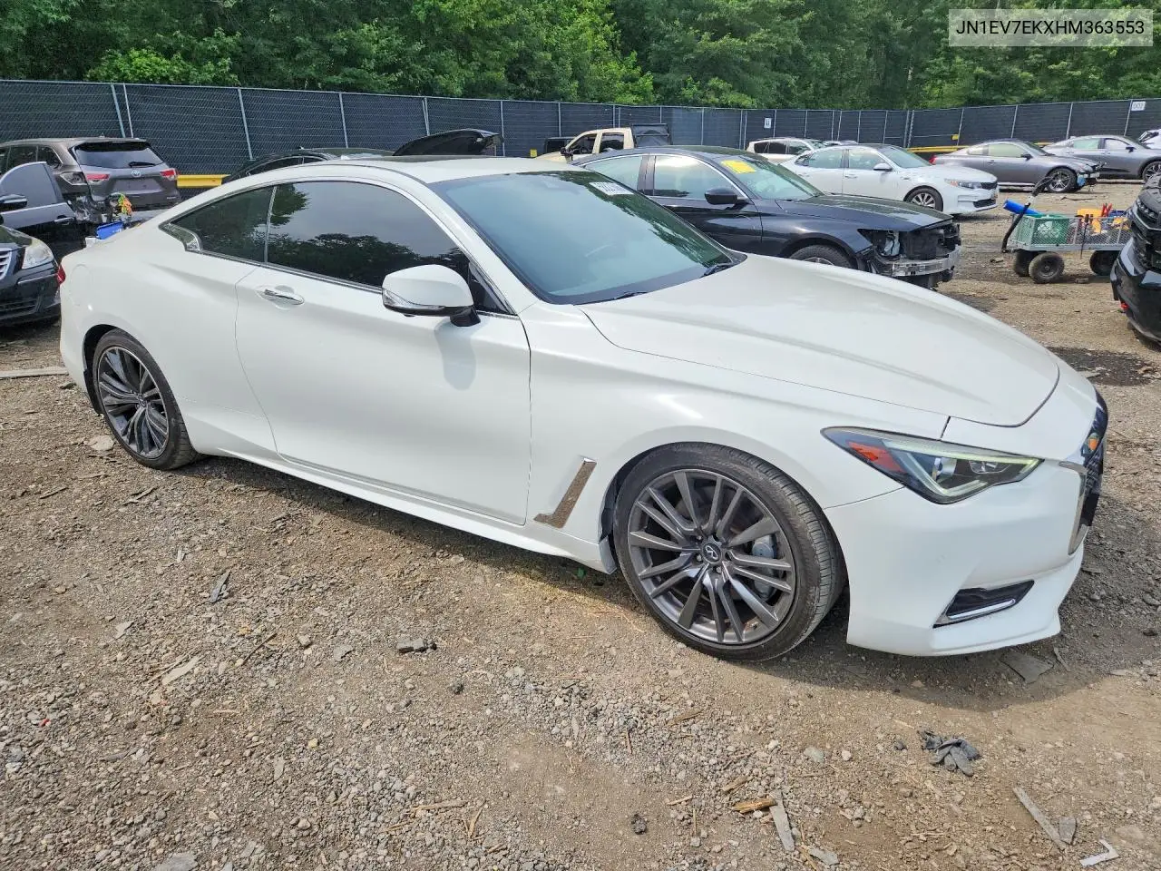 2017 Infiniti Q60 3.0T Sport VIN: JN1EV7EKXHM363553 Lot: 58821506