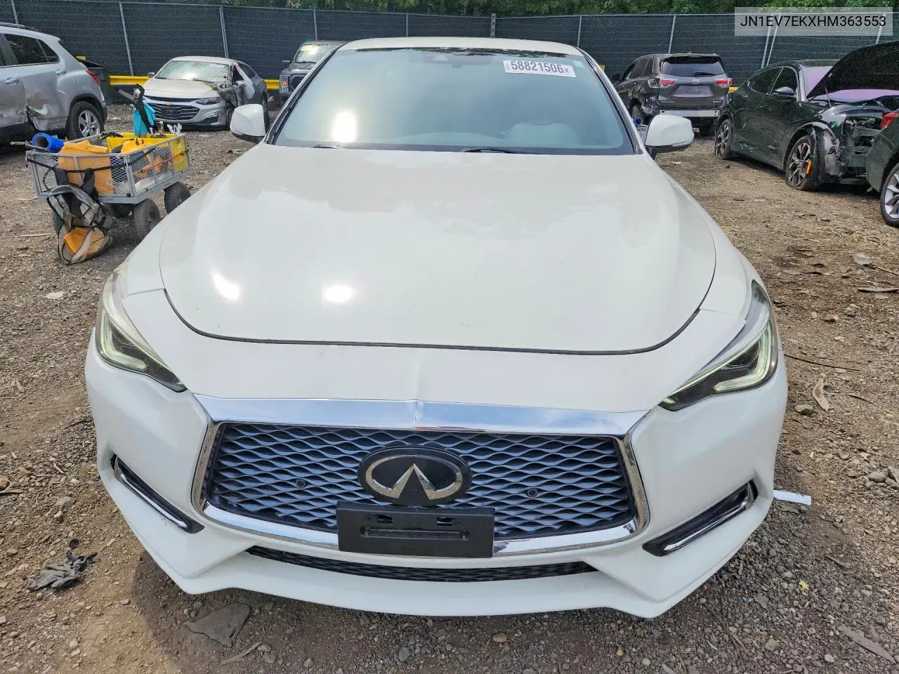2017 Infiniti Q60 3.0T Sport VIN: JN1EV7EKXHM363553 Lot: 58821506