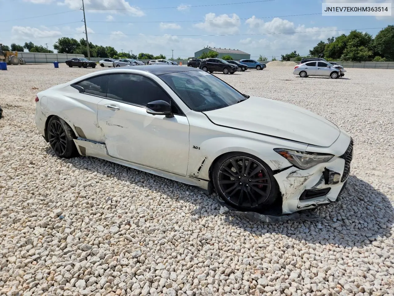 2017 Infiniti Q60 3.0T Sport VIN: JN1EV7EK0HM363514 Lot: 59134626