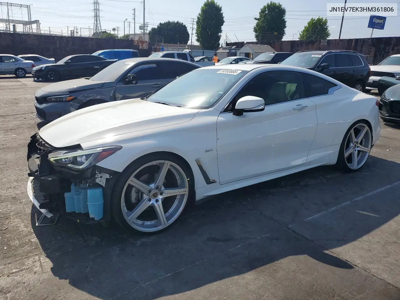 2017 Infiniti Q60 3.0T Premium VIN: JN1EV7EK3HM361806 Lot: 59300866
