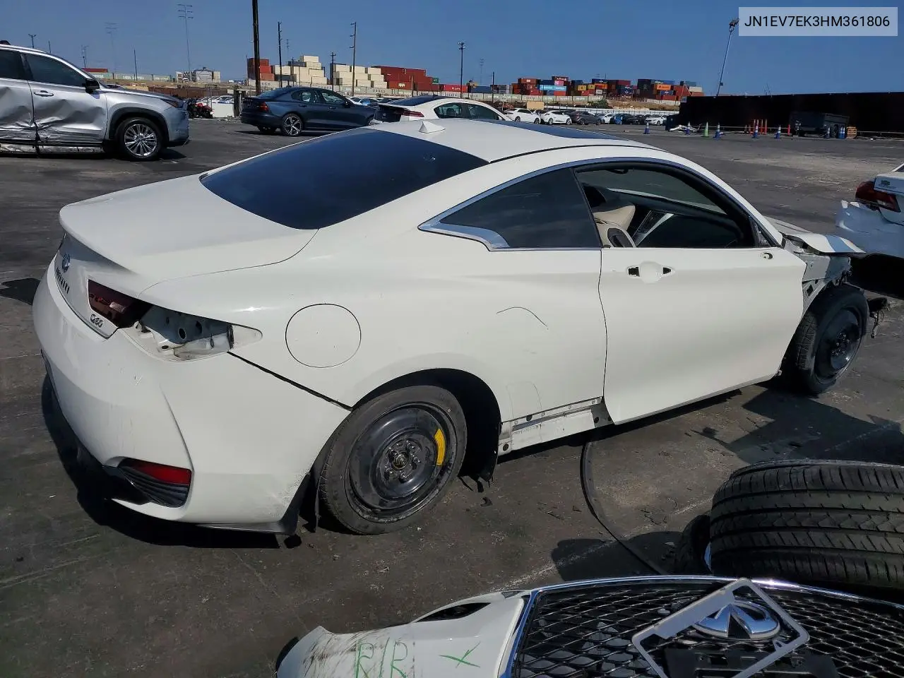2017 Infiniti Q60 3.0T Premium VIN: JN1EV7EK3HM361806 Lot: 59300866