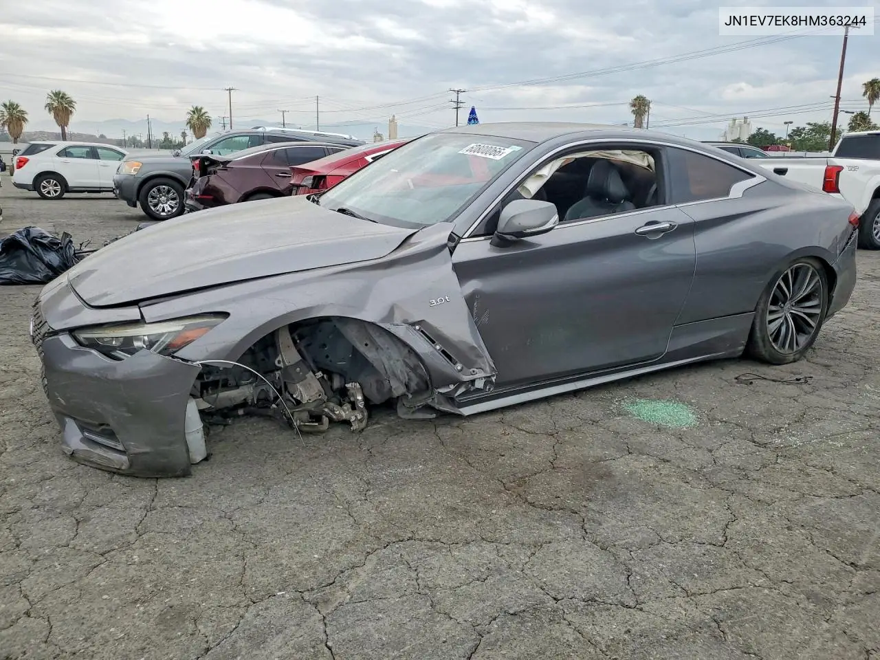 2017 Infiniti Q60 3.0T Premium VIN: JN1EV7EK8HM363244 Lot: 60800066
