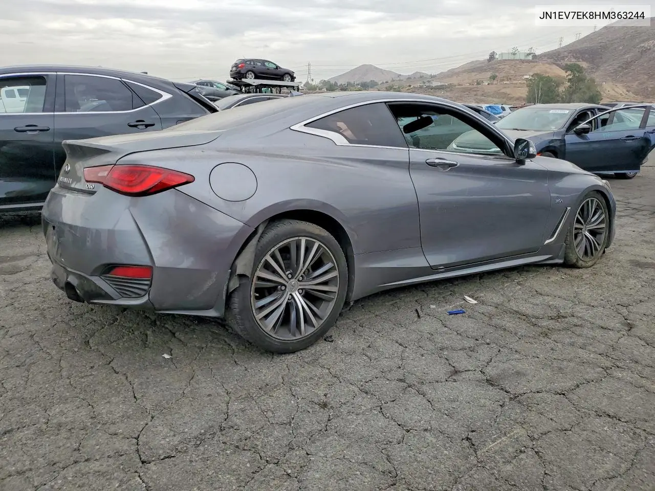 2017 Infiniti Q60 3.0T Premium VIN: JN1EV7EK8HM363244 Lot: 60800066