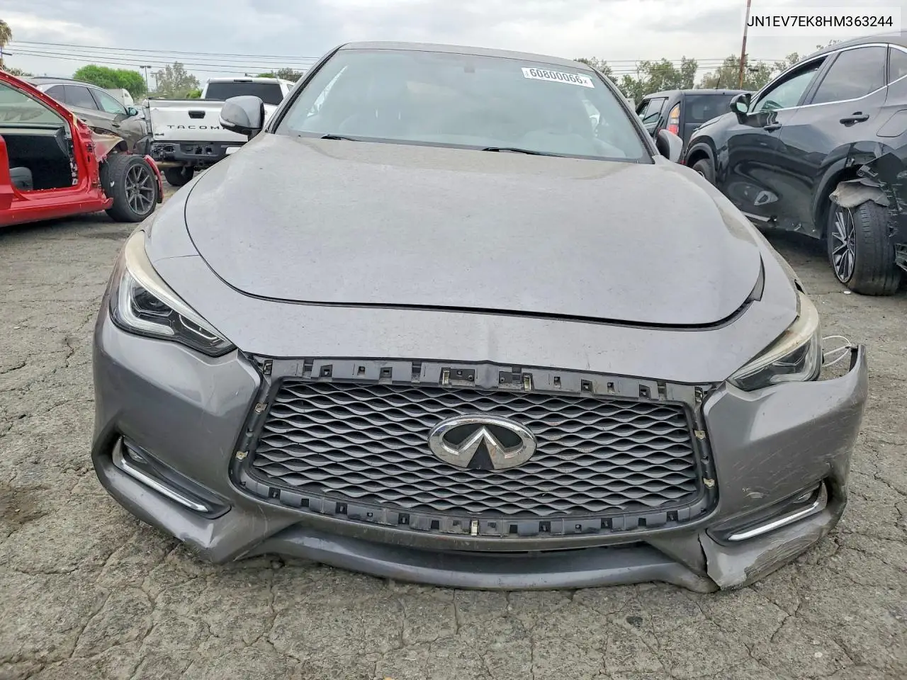 2017 Infiniti Q60 3.0T Premium VIN: JN1EV7EK8HM363244 Lot: 60800066