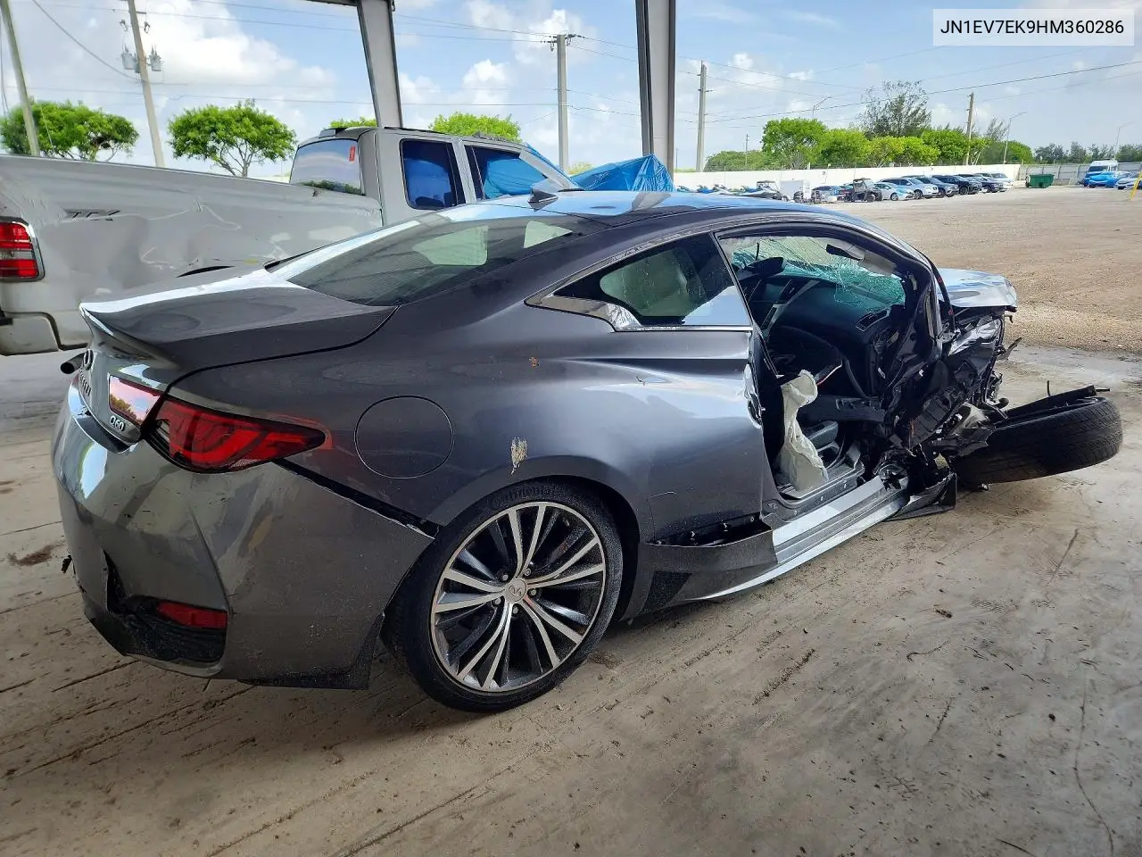 2017 Infiniti Q60 3.0T Premium VIN: JN1EV7EK9HM360286 Lot: 61714886