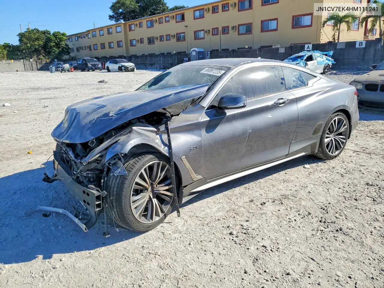 2017 Infiniti Q60 Base VIN: JN1CV7EK4HM111241 Lot: 99007235