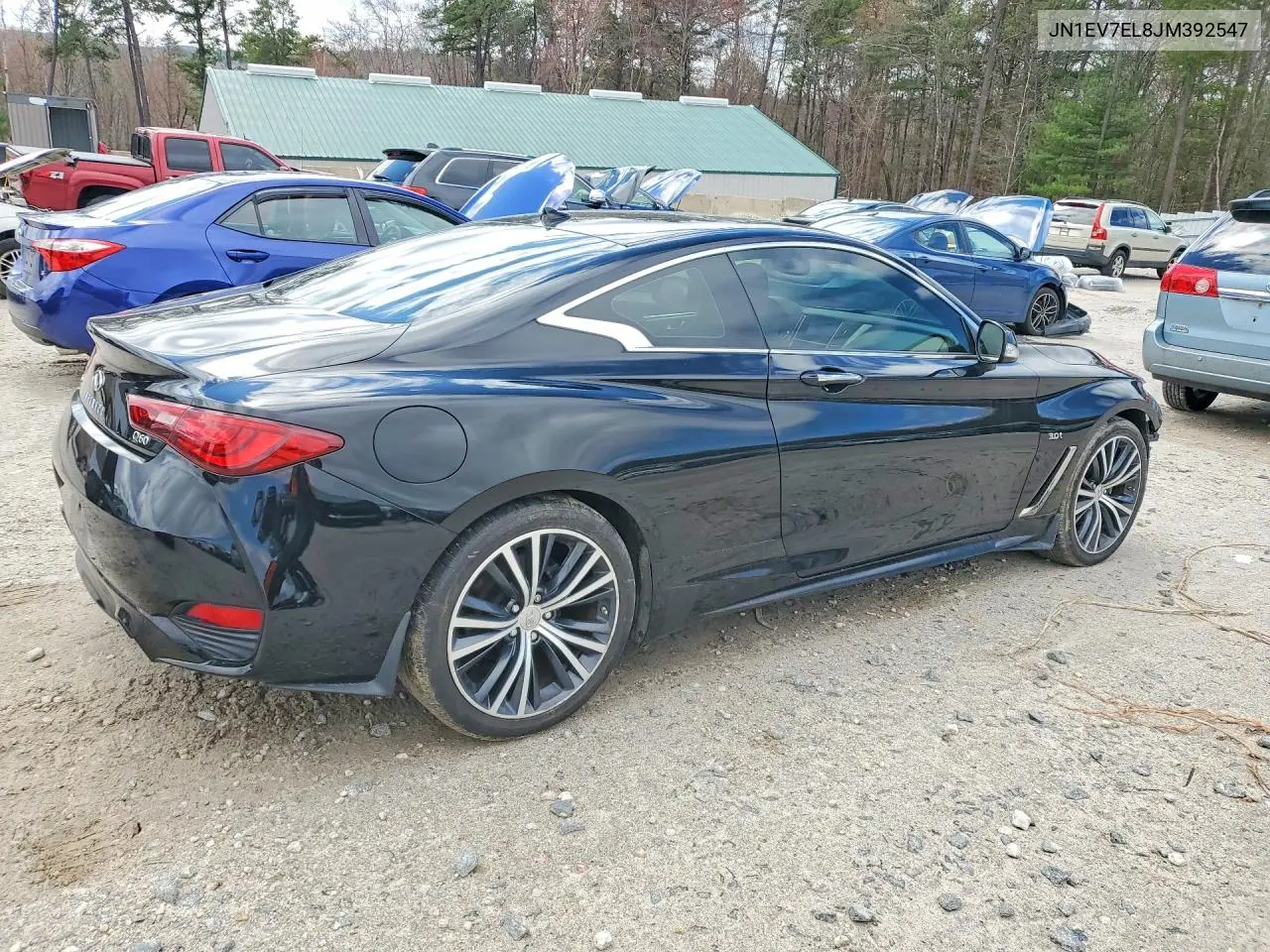 2018 Infiniti Q60 3.0T Luxe VIN: JN1EV7EL8JM392547 Lot: 48328326