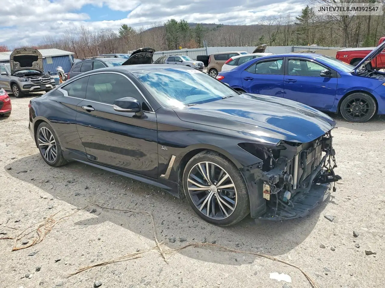 2018 Infiniti Q60 3.0T Luxe VIN: JN1EV7EL8JM392547 Lot: 48328326