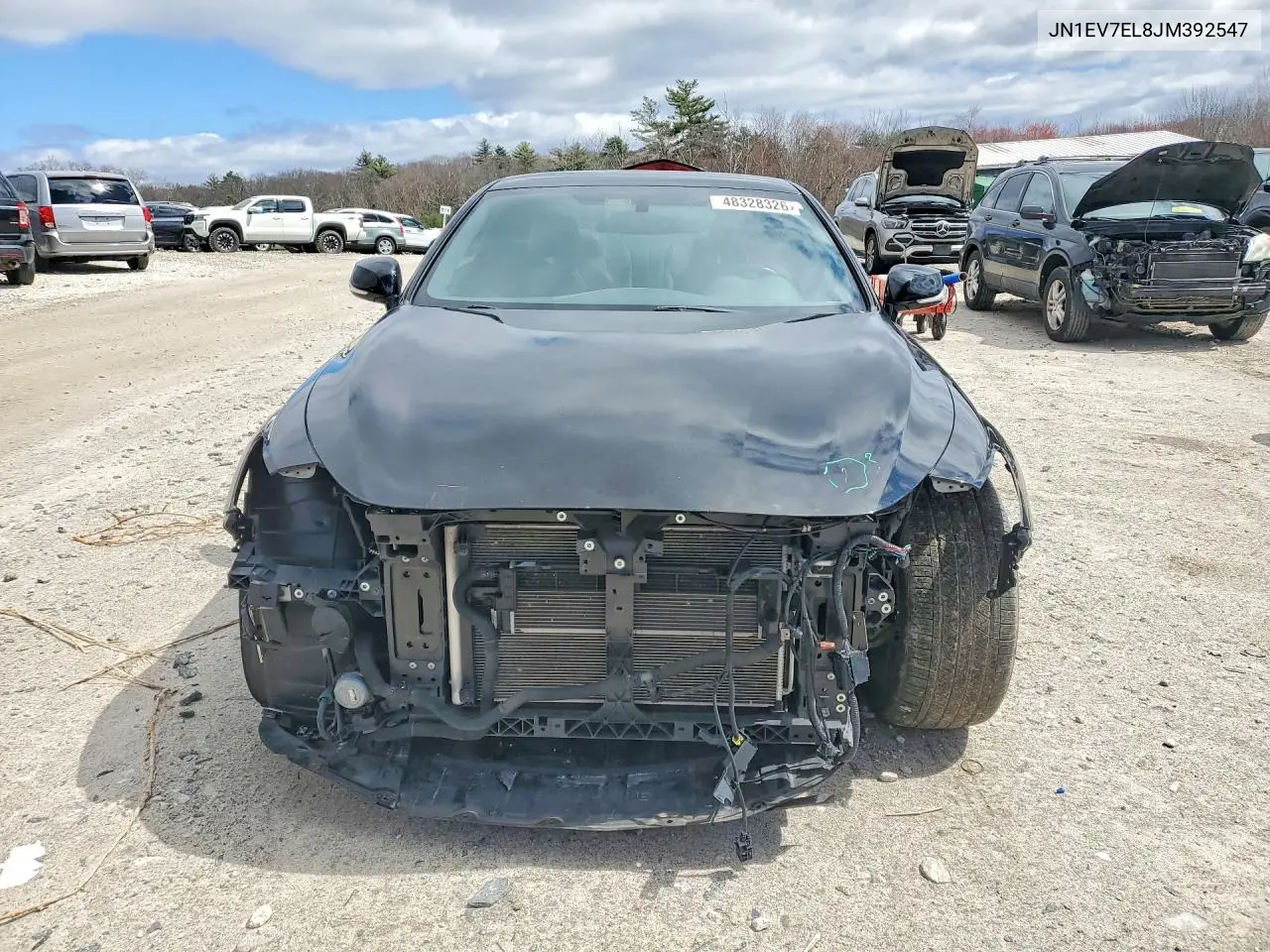 2018 Infiniti Q60 3.0T Luxe VIN: JN1EV7EL8JM392547 Lot: 48328326