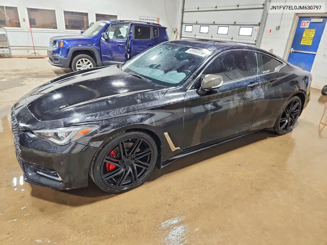 2018 Infiniti Q60 Red Sport 400 VIN: JN1FV7EL0JM630797 Lot: 49992016