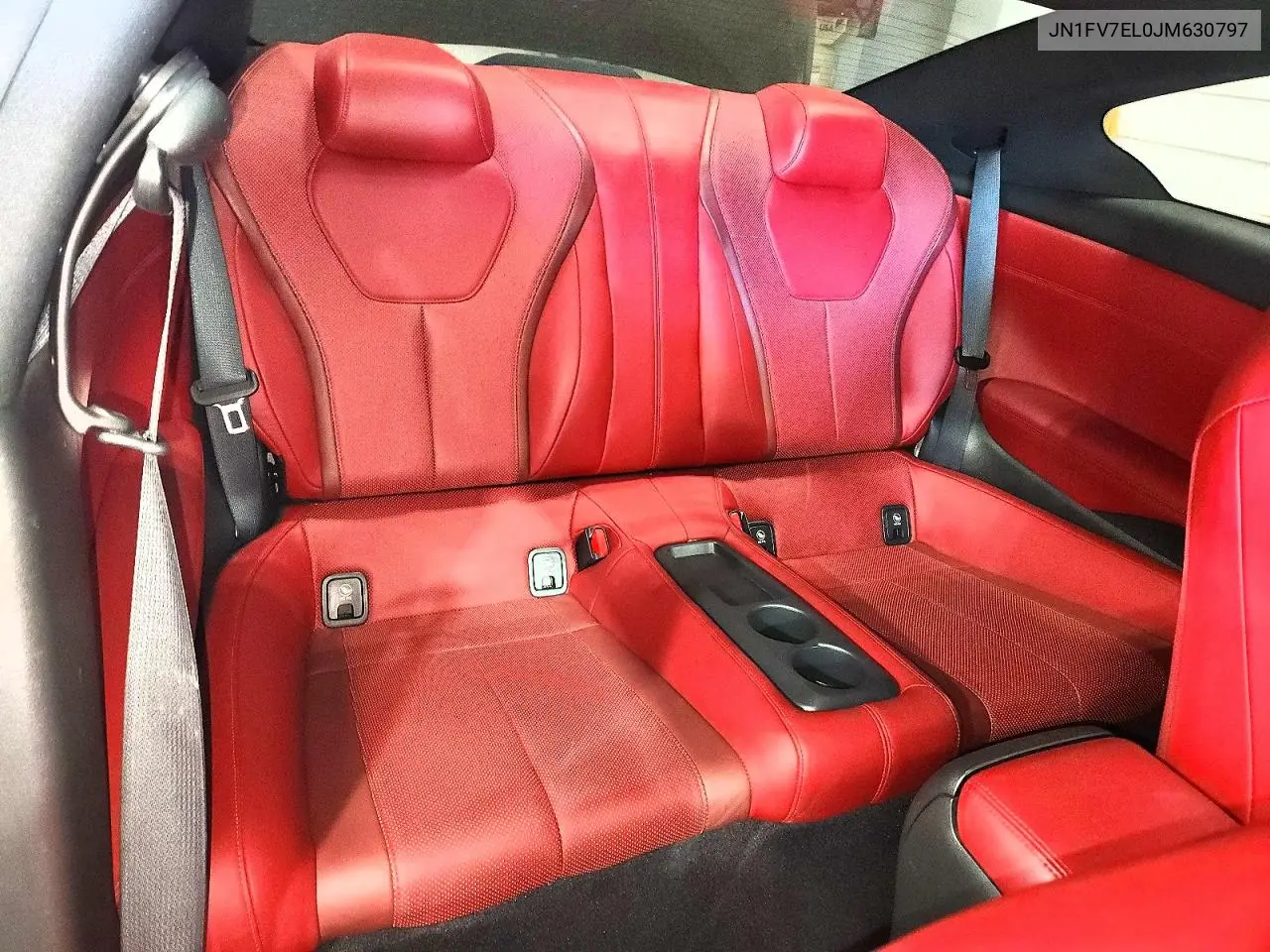 2018 Infiniti Q60 Red Sport 400 VIN: JN1FV7EL0JM630797 Lot: 49992016