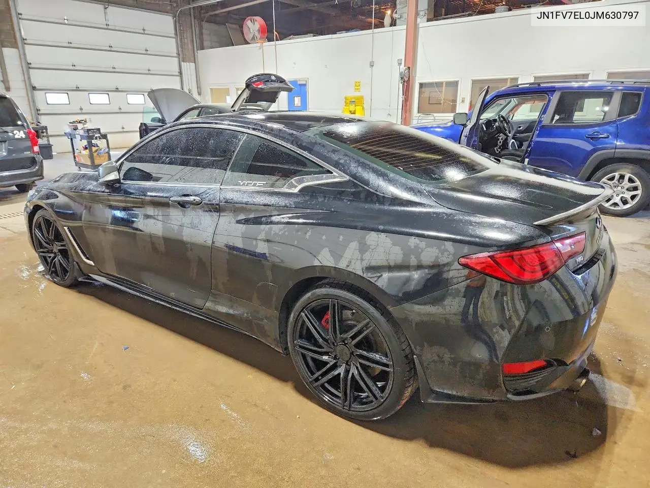 2018 Infiniti Q60 Red Sport 400 VIN: JN1FV7EL0JM630797 Lot: 49992016