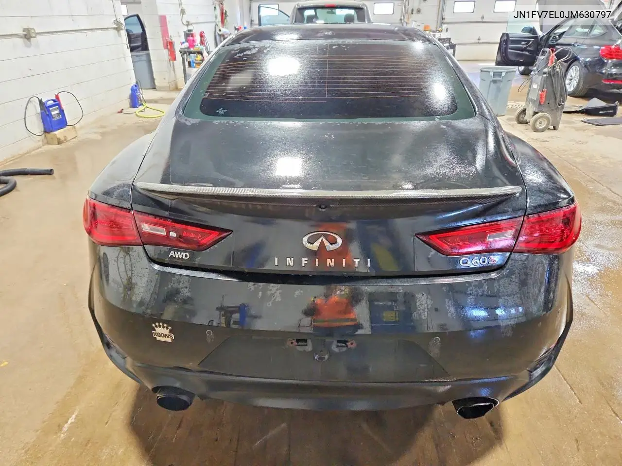 2018 Infiniti Q60 Red Sport 400 VIN: JN1FV7EL0JM630797 Lot: 49992016