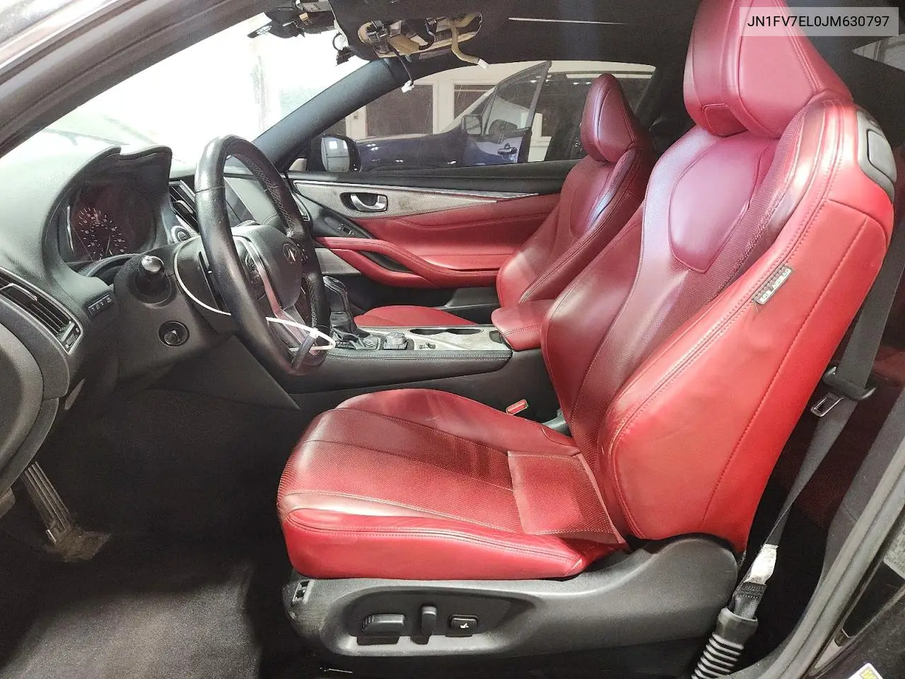 2018 Infiniti Q60 Red Sport 400 VIN: JN1FV7EL0JM630797 Lot: 49992016