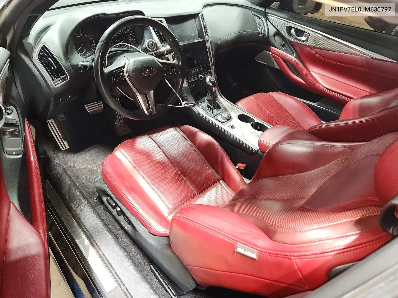 2018 Infiniti Q60 Red Sport 400 VIN: JN1FV7EL0JM630797 Lot: 49992016
