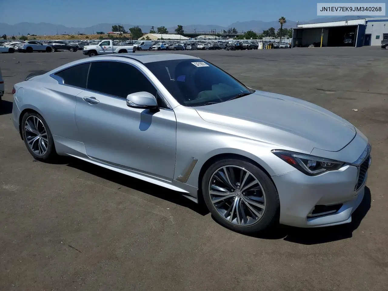 2018 Infiniti Q60 3.0T Luxe VIN: JN1EV7EK9JM340268 Lot: 54719876