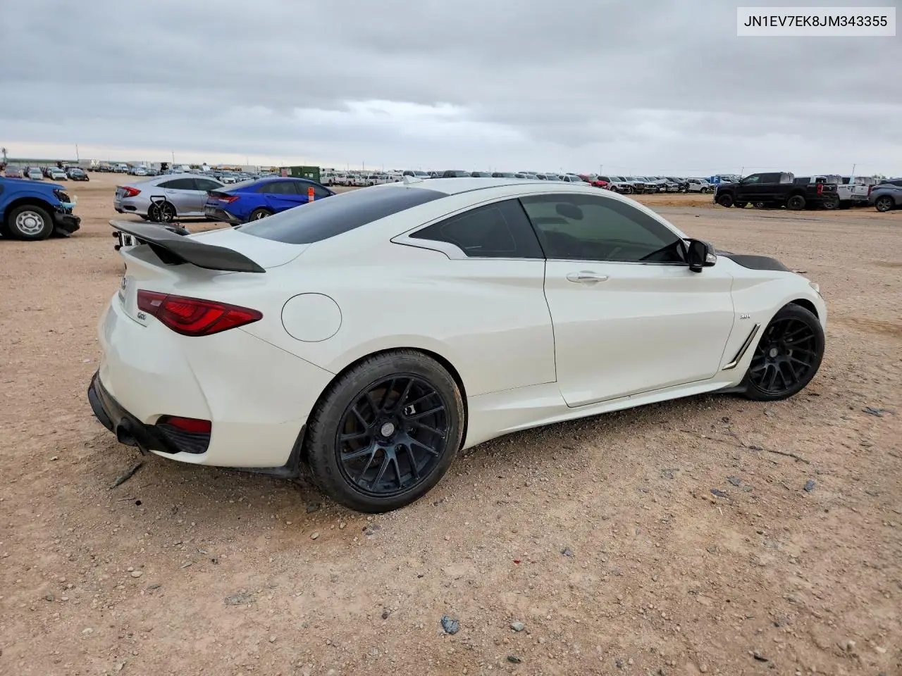 2018 Infiniti Q60 VIN: JN1EV7EK8JM343355 Lot: 57322596