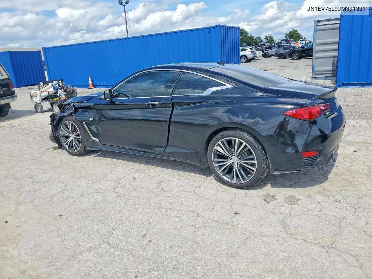 2018 Infiniti Q60 3.0T Luxe VIN: JN1EV7EL9JM391391 Lot: 57922126