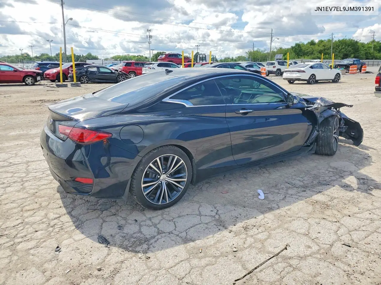 2018 Infiniti Q60 3.0T Luxe VIN: JN1EV7EL9JM391391 Lot: 57922126