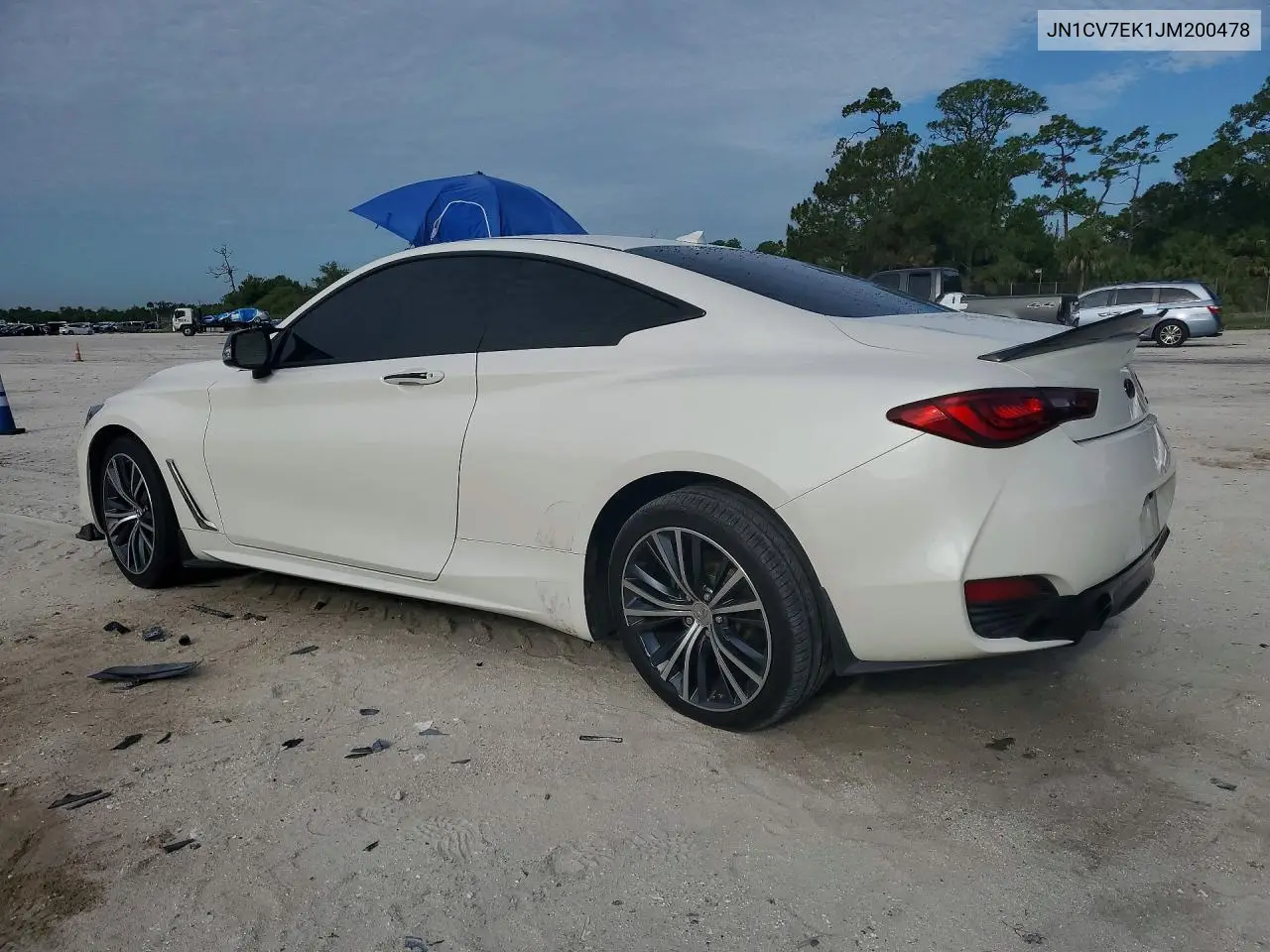 2018 Infiniti Q60 2.0T Luxe VIN: JN1CV7EK1JM200478 Lot: 57967926