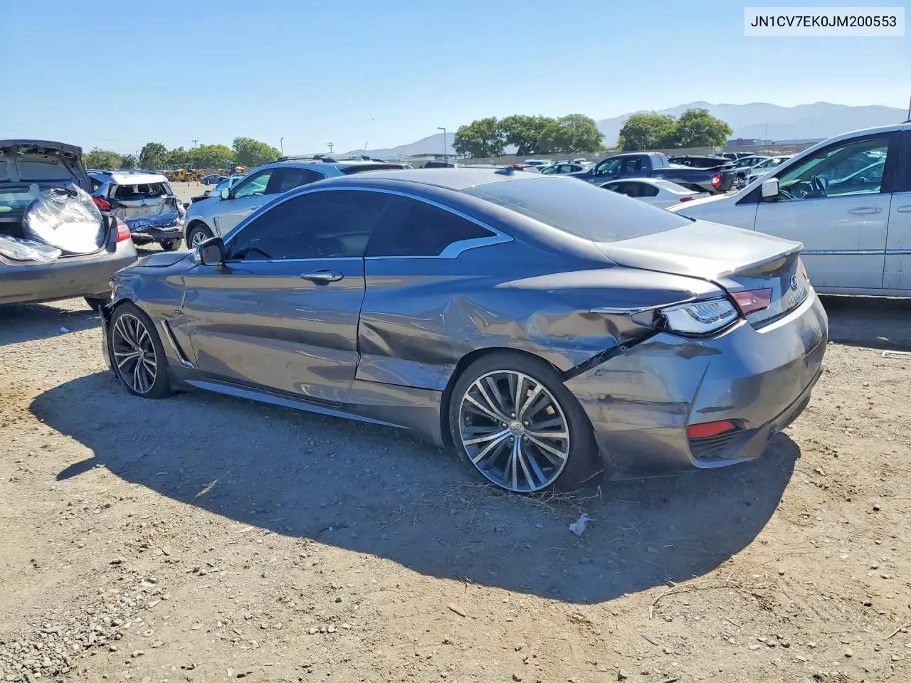 2018 Infiniti Q60 2.0T Pure VIN: JN1CV7EK0JM200553 Lot: 59710806