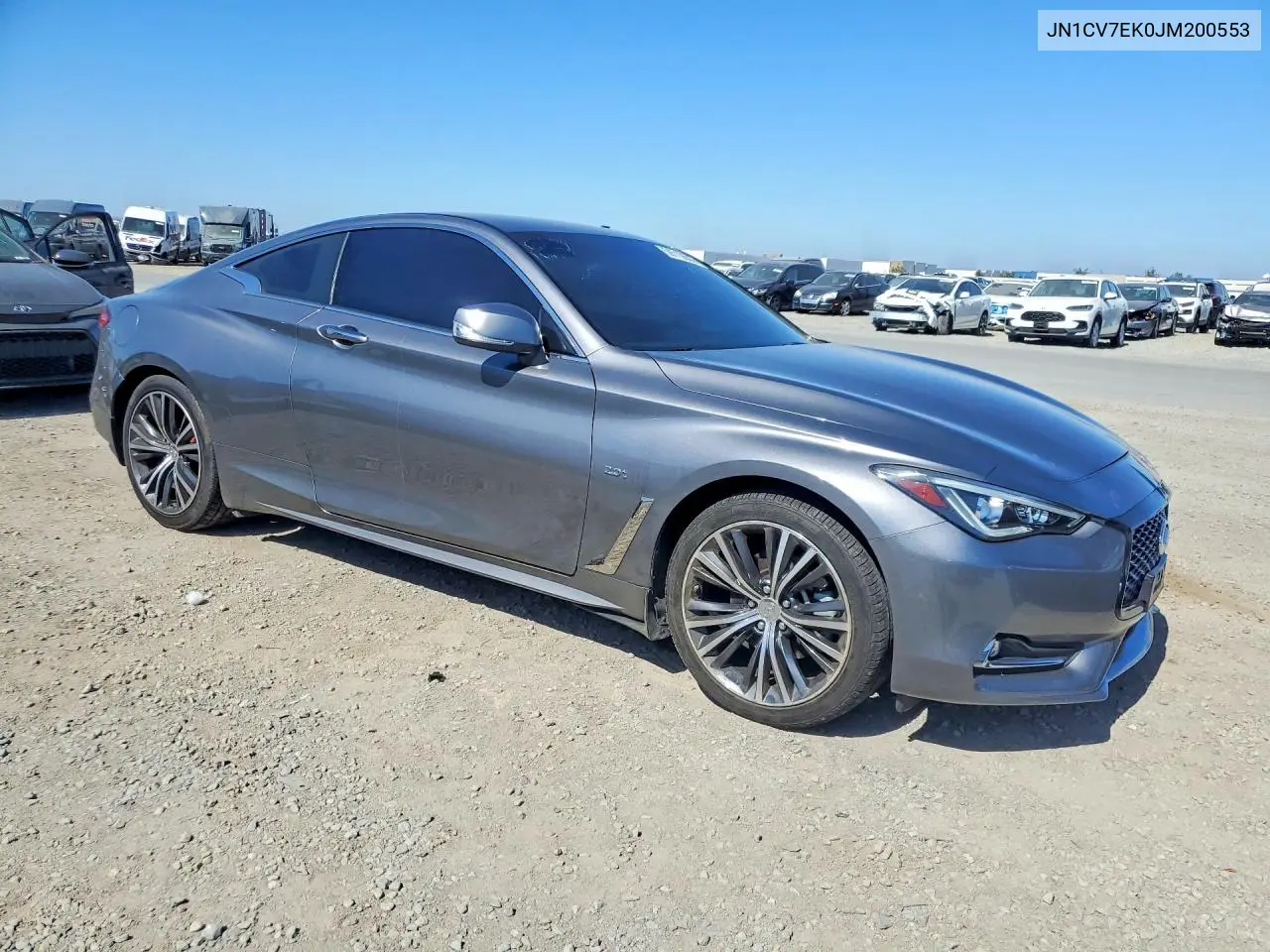 2018 Infiniti Q60 2.0T Pure VIN: JN1CV7EK0JM200553 Lot: 59710806