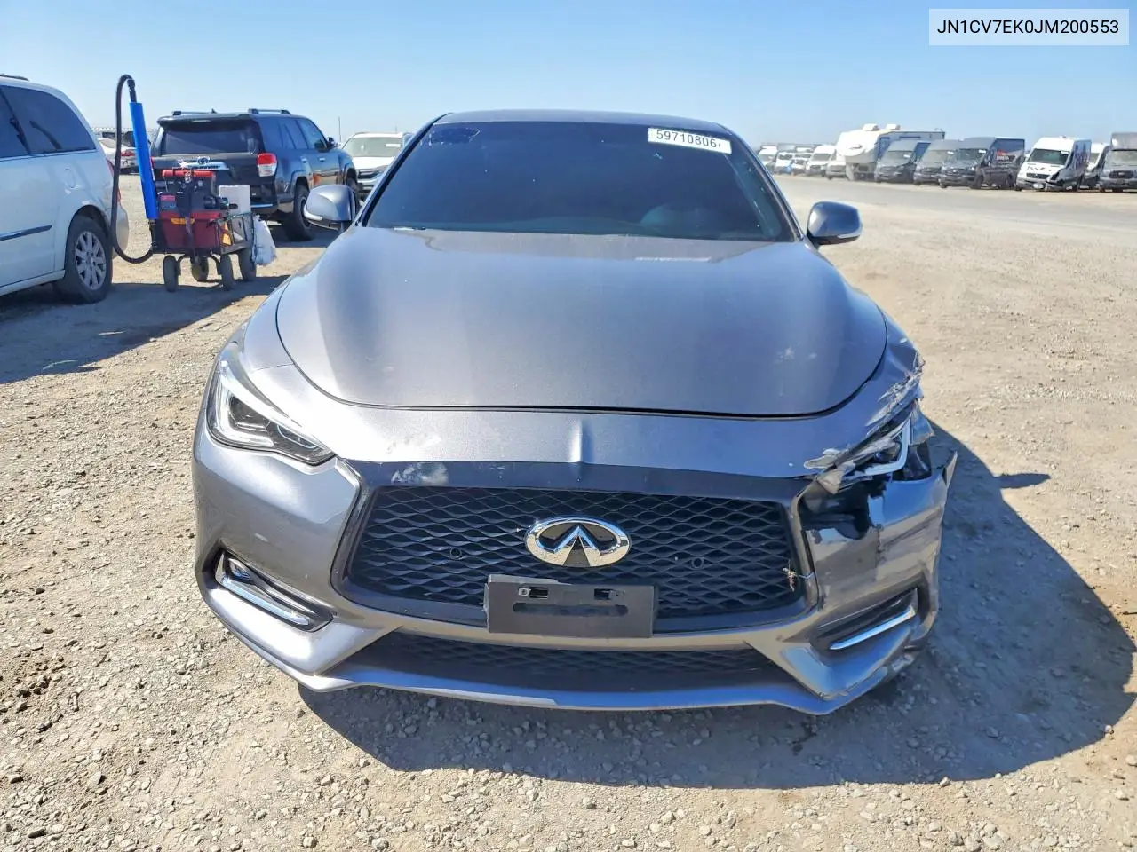 2018 Infiniti Q60 2.0T Pure VIN: JN1CV7EK0JM200553 Lot: 59710806