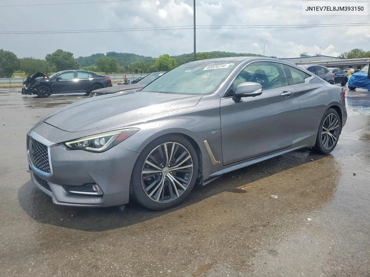 2018 Infiniti Q60 3.0T Luxe VIN: JN1EV7EL8JM393150 Lot: 60026246