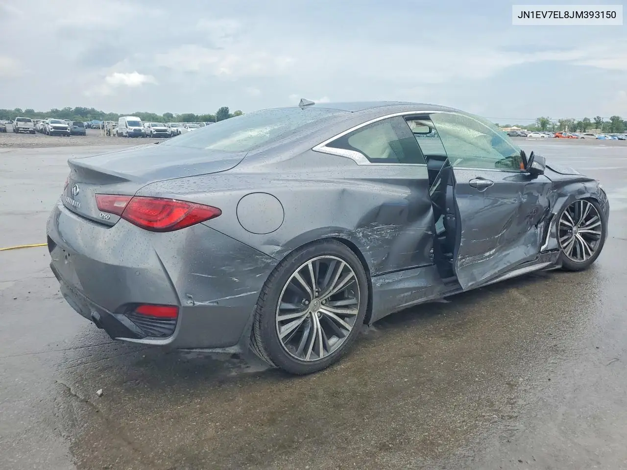 2018 Infiniti Q60 3.0T Luxe VIN: JN1EV7EL8JM393150 Lot: 60026246