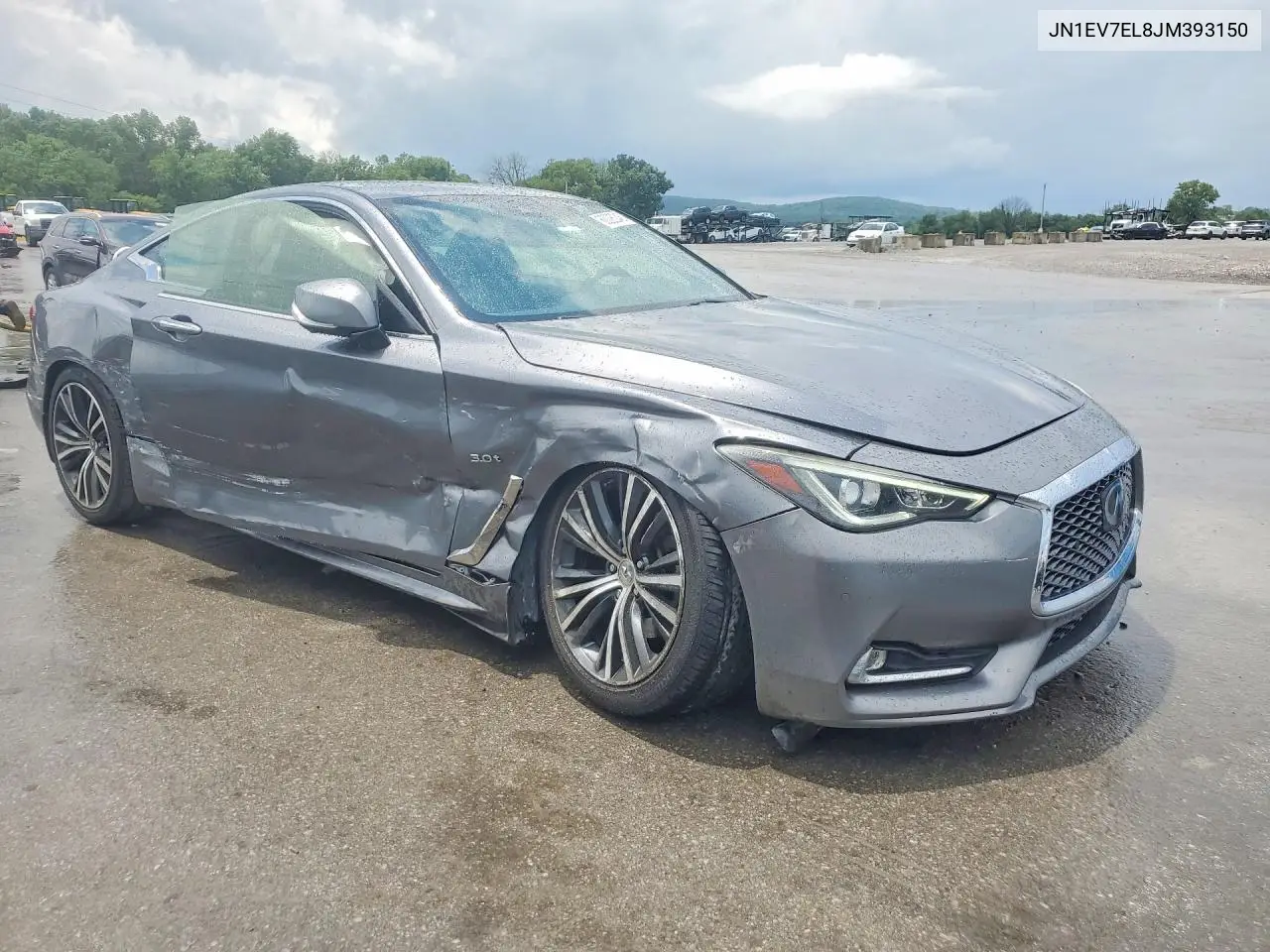 2018 Infiniti Q60 3.0T Luxe VIN: JN1EV7EL8JM393150 Lot: 60026246